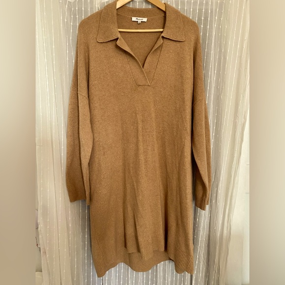 MADEWELL Polo Sweater Dress - Picture 1 of 5